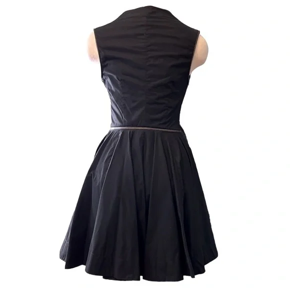 All Saints Spitalfields ‘Caden' Zipper Pleated Midi Dress, size 4 - Picture 5 of 15